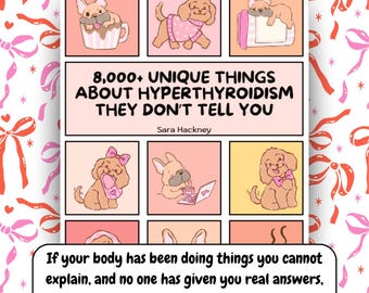 Más de 8000 síntomas de hipertiroidismo explicados, guía para la curación de la tiroides, apoyo para la enfermedad de Graves, libro sobre desequilibrio hormonal, misterio médico resuelto.