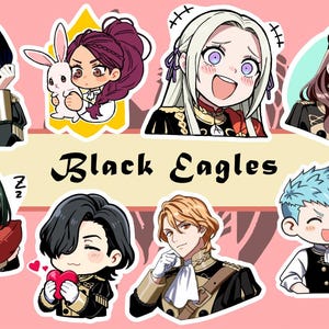 FE3H Black Eagles Sticker sheet