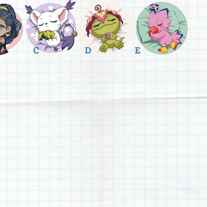 Random Fandom Stickers (KPDH, FEFW, Digimon etc.)