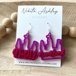 GIDLE Neverland Castle Acrylic Earrings, Kpop Concert Merch, GIDLE Merch