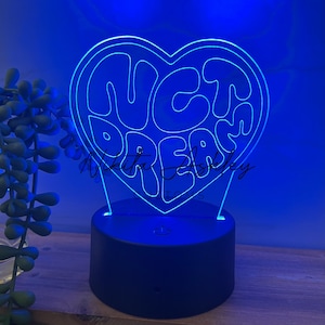 NCT Dream RGB Desk Lamp, NCT Dream Merch, Kpop Merch