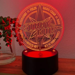 Stray Kids Compass Desk Lamp, SKZ Stay Merch, Kpop Gifts