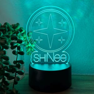 Shinee Circle Desk Lamp, Kpop Merch