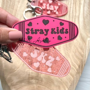 SKZ Vintage Motel Key Fob, Stray Kids Merch