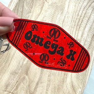 Omega X Vintage Motel Key Fob, Kpop merch