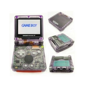Nintendo Game Boy Advance GBA SP Sistema transparente púrpura atómico AGS 101 Menta brillante Nuevo (¡Elige el color del botón!)