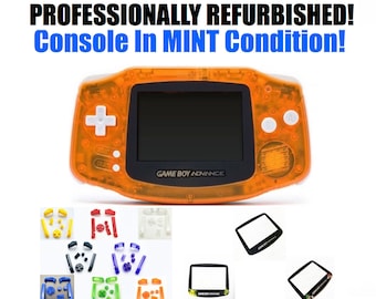 任天堂 ゲームボーイアドバンス GBA クリアオレンジシステムカスタム