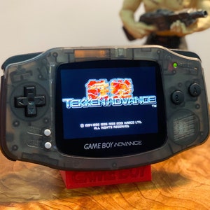 Nintendo Game Boy Advance GBA Custom Clear Black System V5 IPS Helderdere backlit mod (kleur keuzeknop!)