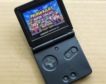 Nintendo Game Boy Advance GBA SP Onyx Black System AGS 101