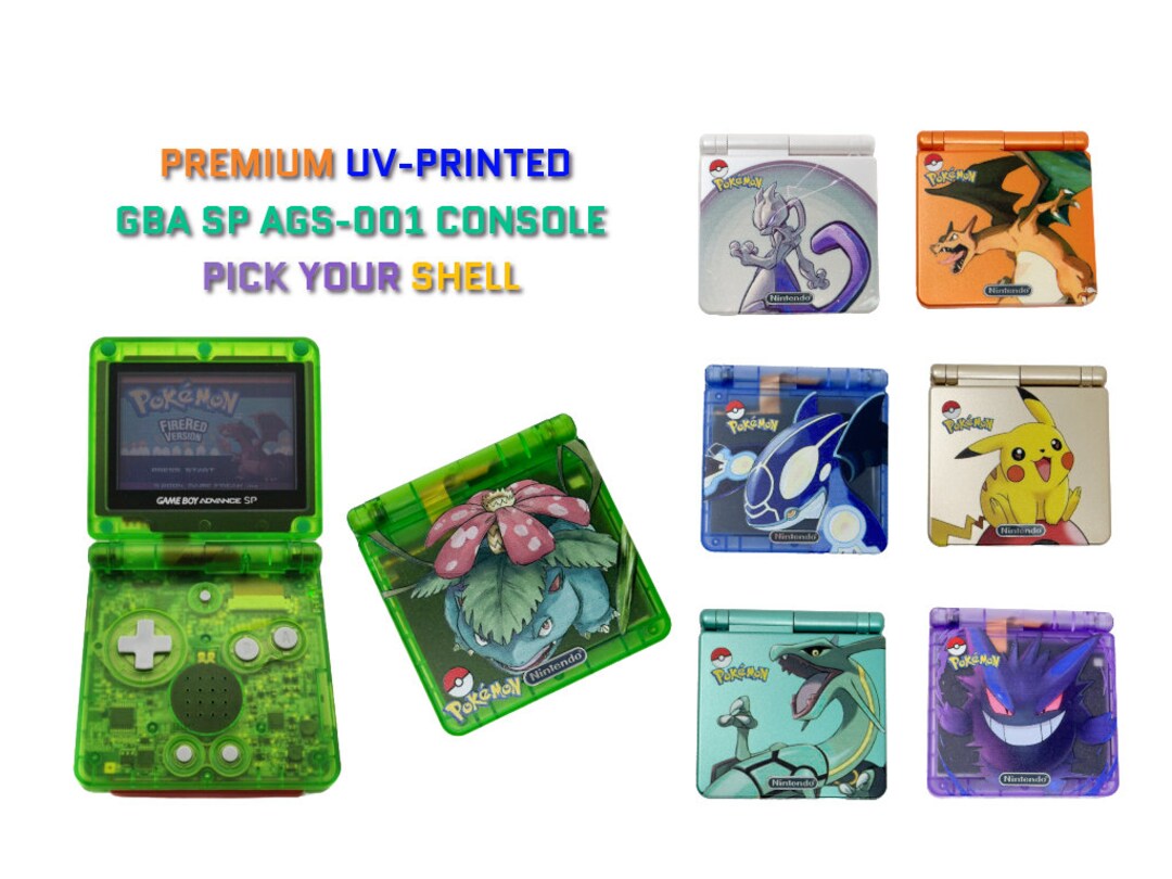 Nintendo Game Boy Advance GBA SP Frontlight Ags001 UV Premium Mod 001
