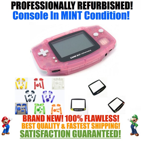 NEW Nintendo Game Boy Advance GBA System Fully Customized PICK YOUR COLOR!