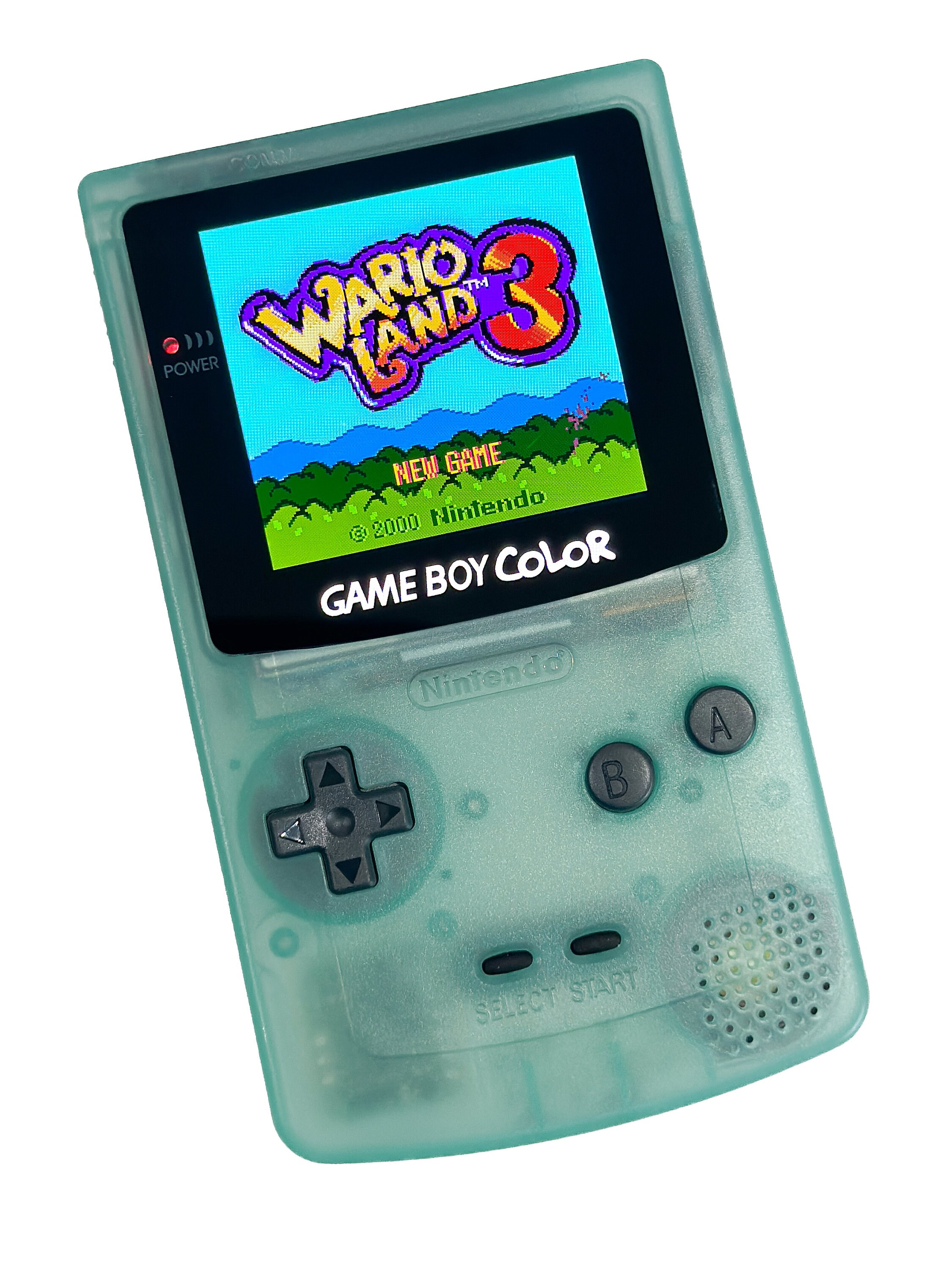 Nintendo Game Boy Color Glow in the Dark Green System Gbc AMOLED