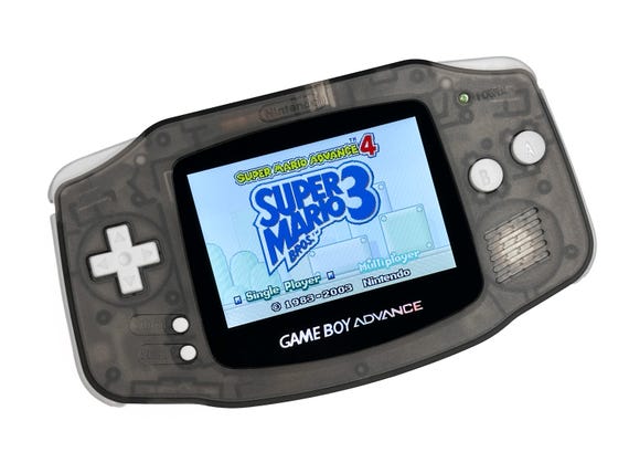 Nintendo Game Boy Advance GBA Clear Black System V5 IPS Brighter