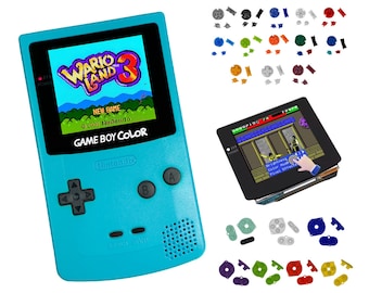 Nintendo Game Boy Color Teal Blue System Gbc AMOLED OLED Q5 Xl