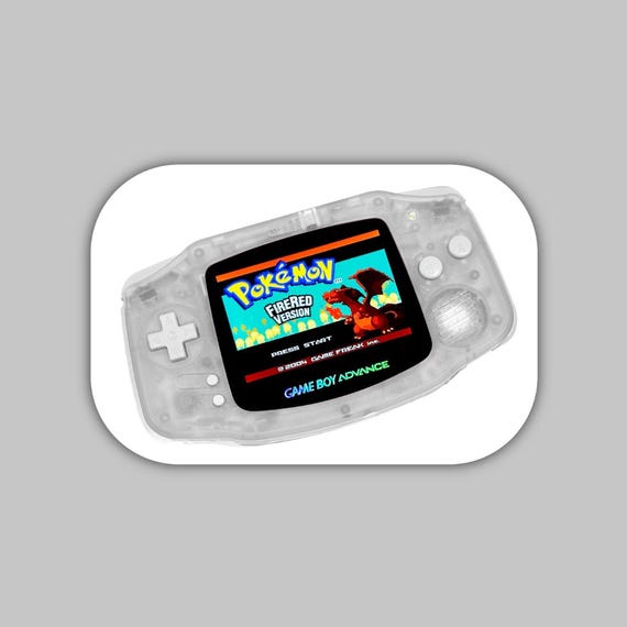 Nintendo Game Boy Advance GBA CLEAR System V5 IPS Brighter Backlit Mod