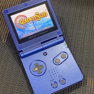 Nintendo Game Boy Advance GBA SP Sistema Azul Cobalto AGS 101 Menta Brillante ¡Nuevo! (¡Elige el color del botón!)