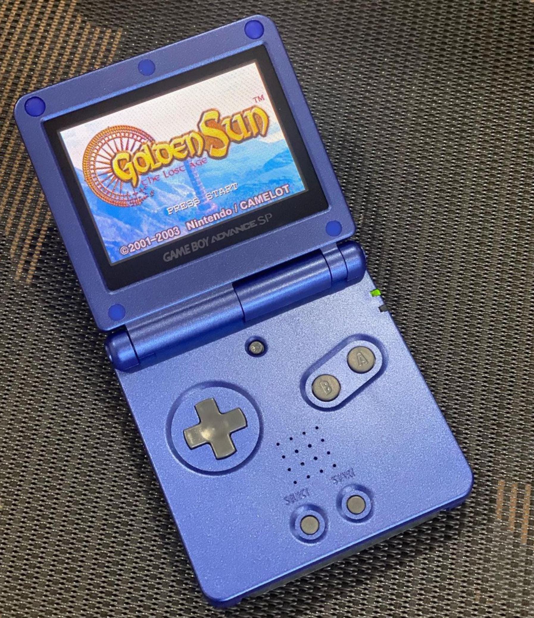 任天堂 ゲームボーイアドバンス GBA SP コバルトブルーシステム AGS