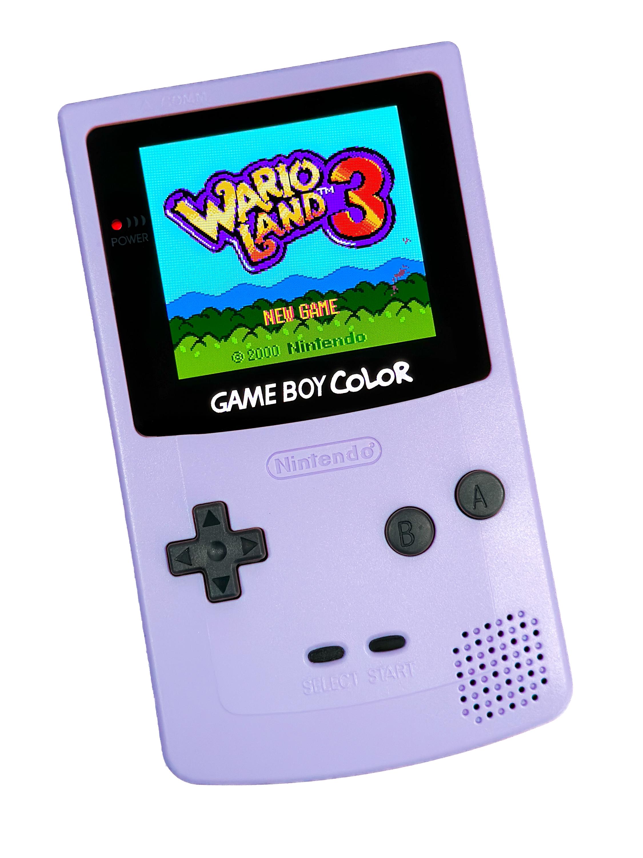 Nintendo Game Boy Color Light Purple System Gbc AMOLED OLED Q5 Xl