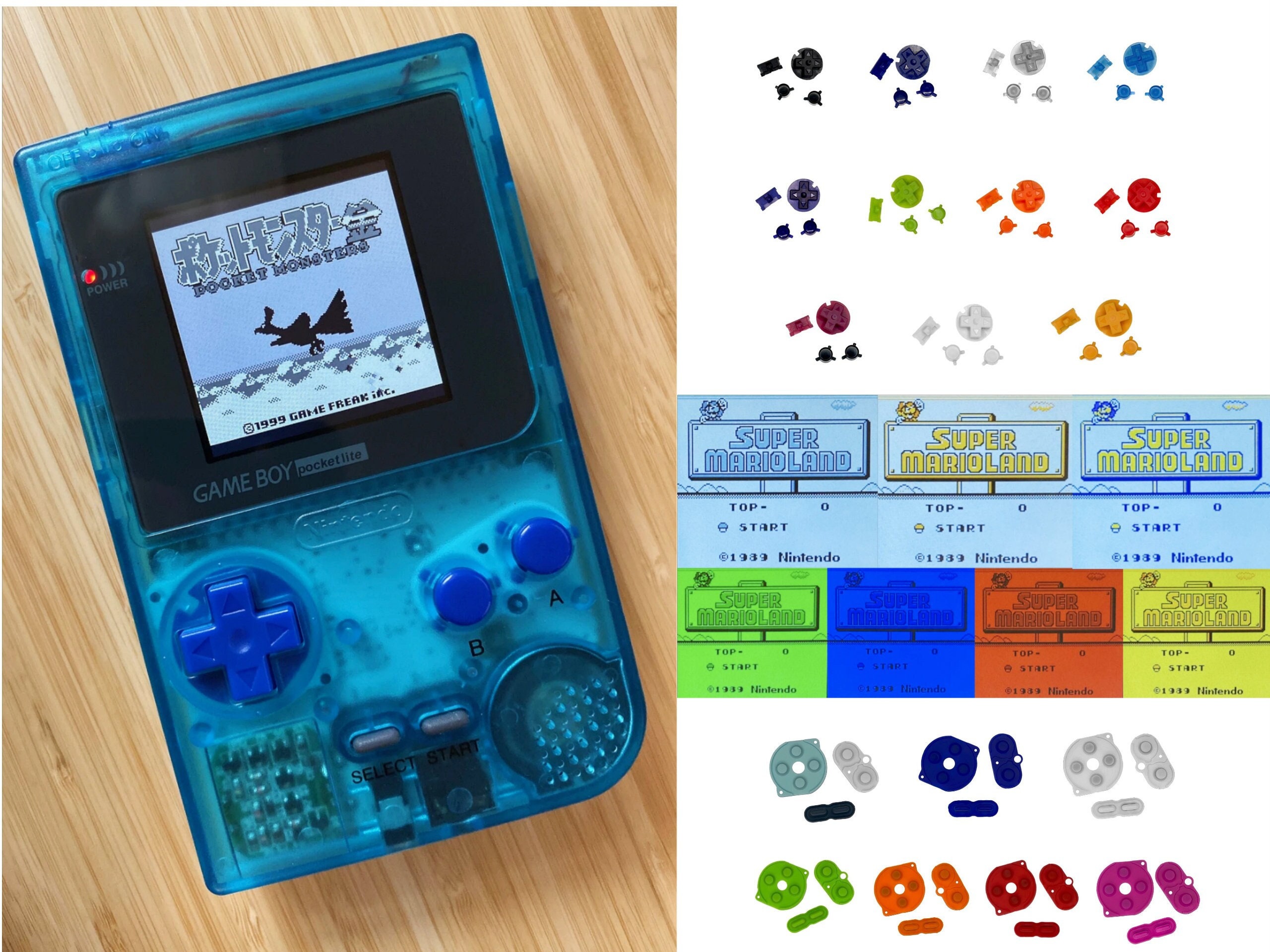 Nintendo Game Boy Pocket GBP System Backlight Brighter TFT LCD Mod Nintendo Game Boy Pocket GBP System Backlight Brighter TFT LCD Mod