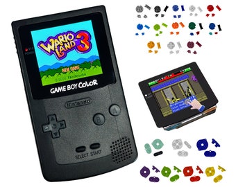 Nintendo Game Boy Color Black System Gbc AMOLED OLED Q5 Xl