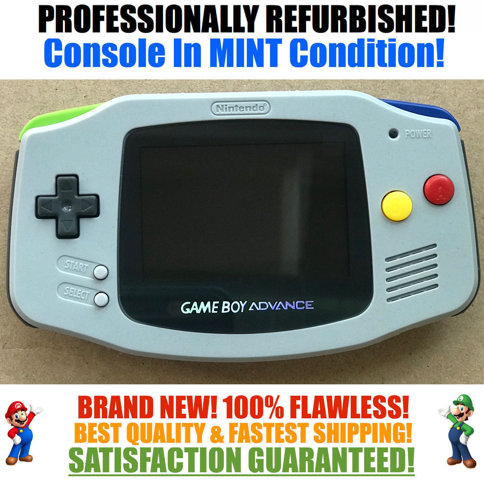 任天堂 ゲームボーイアドバンス GBA SNES グレーシステムカスタム