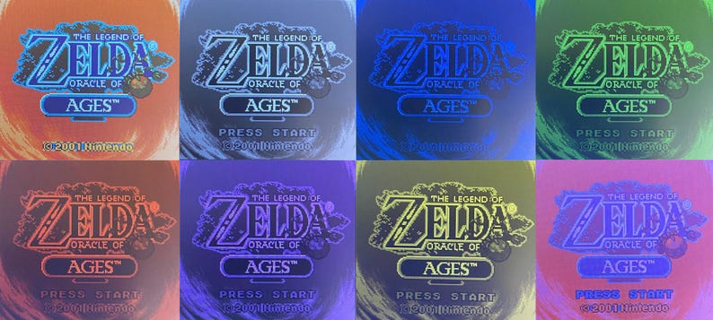 Nintendo Game Boy Color GBC System Backlight Backlit Brighter Mod Atomic Purple image 6