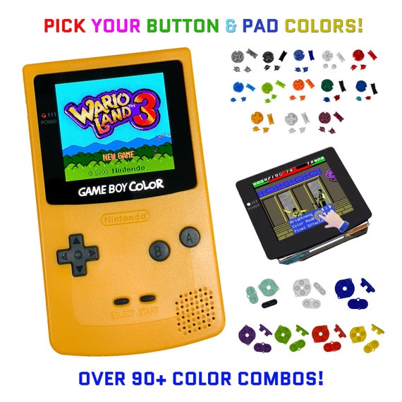 Nintendo Game Boy Color Yellow System Gbc AMOLED OLED Q5 Xl