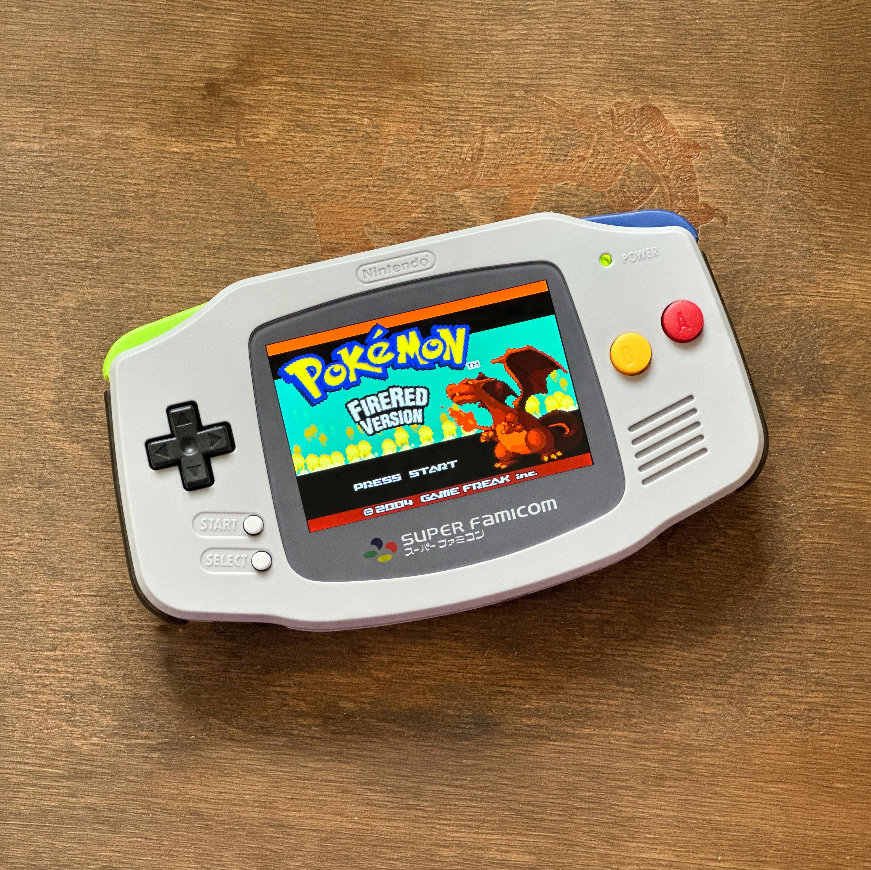 Nintendo Game Boy Advance GBA SFC Famicom System V5 IPS Brighter