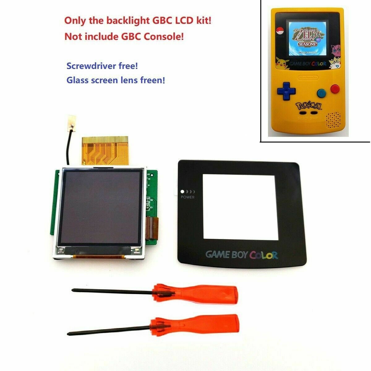 Nintendo gameboy color backlight