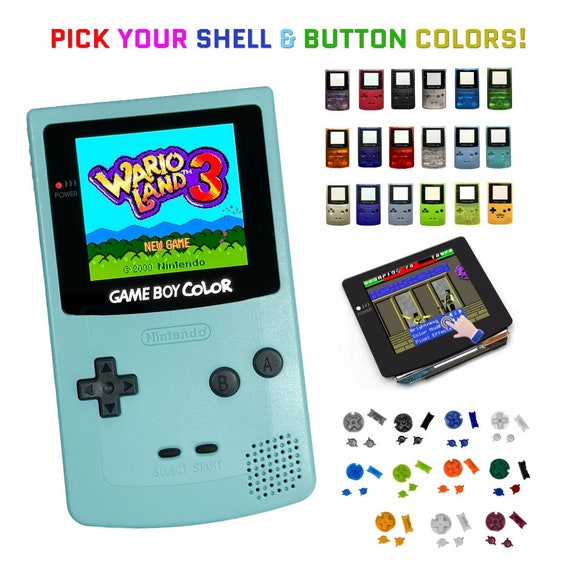 Retro Pixel IPS Q5 Game Boy Color Nintendo GBC Plus Extra
