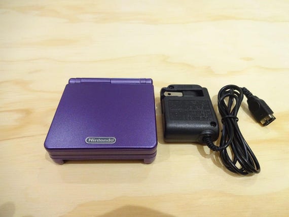 任天堂 ゲームボーイアドバンス GBA SP ミッドナイトパープルシステム