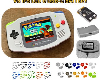 Nintendo Game Boy Advance GBA SFC Famicom System V5 IPS Brighter