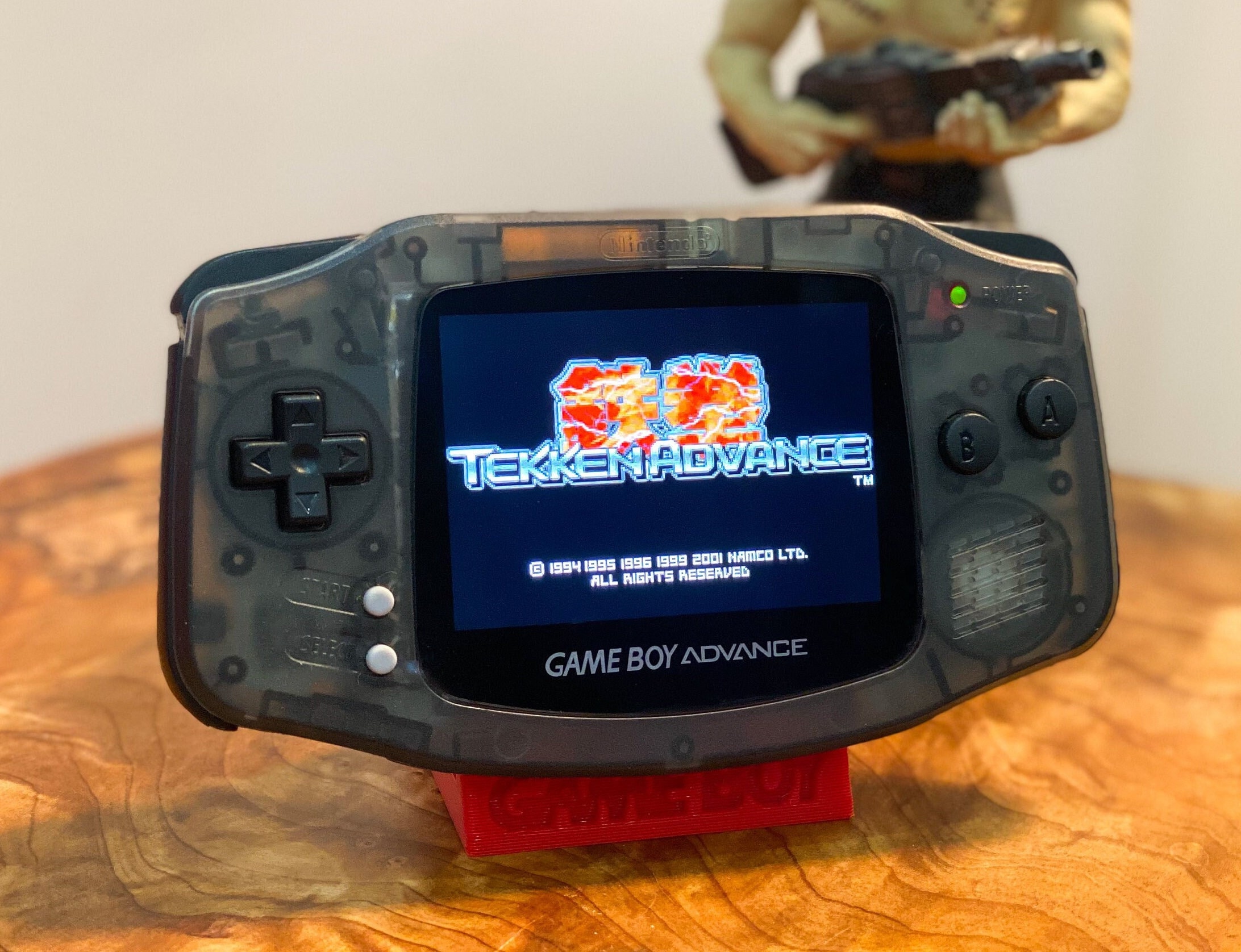 Buy Nintendo Game Boy Advance GBA Custom Clear Black System V5 IPS