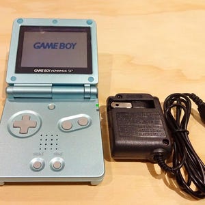 Nintendo Game Boy Advance GBA SP Pearl Blue System AGS 001 Mint New (Pick Button Color!)