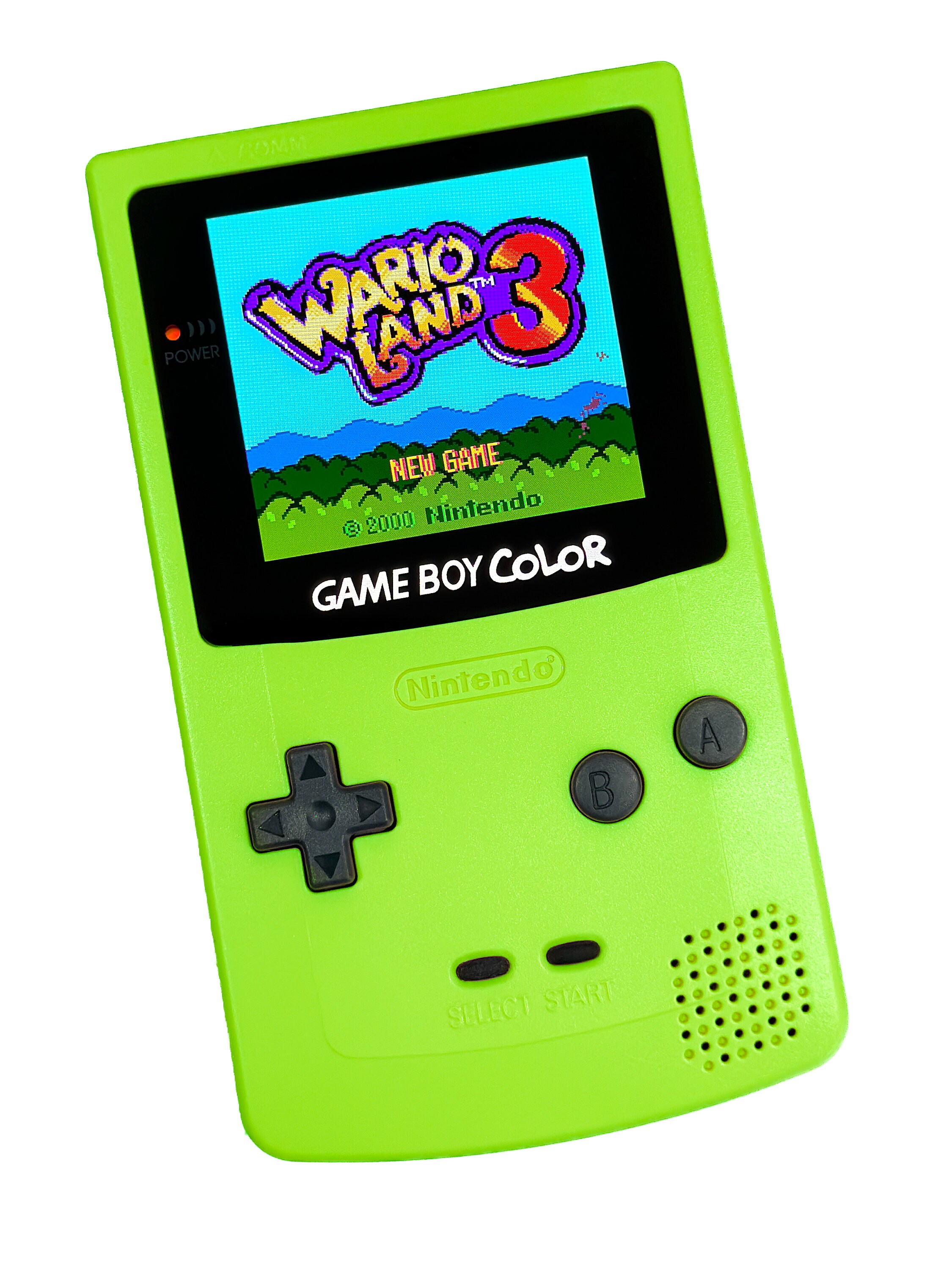 Nintendo Game Boy Color Kiwi Green System Gbc AMOLED OLED Q5 Xl