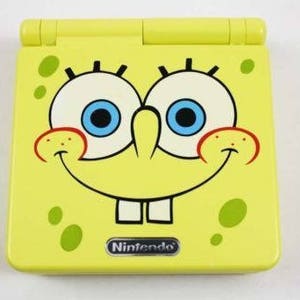 Nintendo Game Boy Advance GBA SP Spongebob System AGS 001 Mint New (Pick Button Color!)