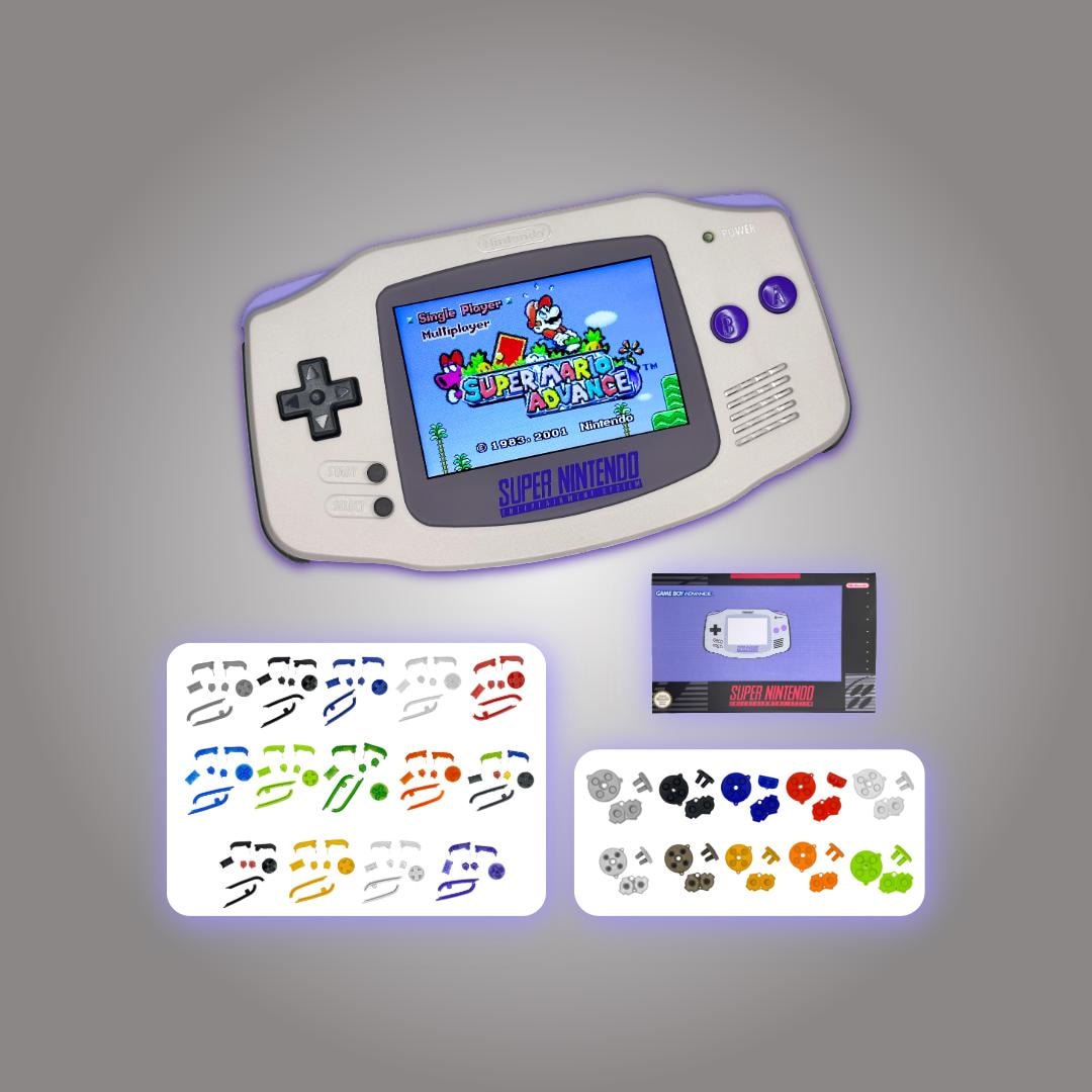 Nintendo Game Boy Advance Gba 3.0 M2 IPS UV Pokemon Console SNES