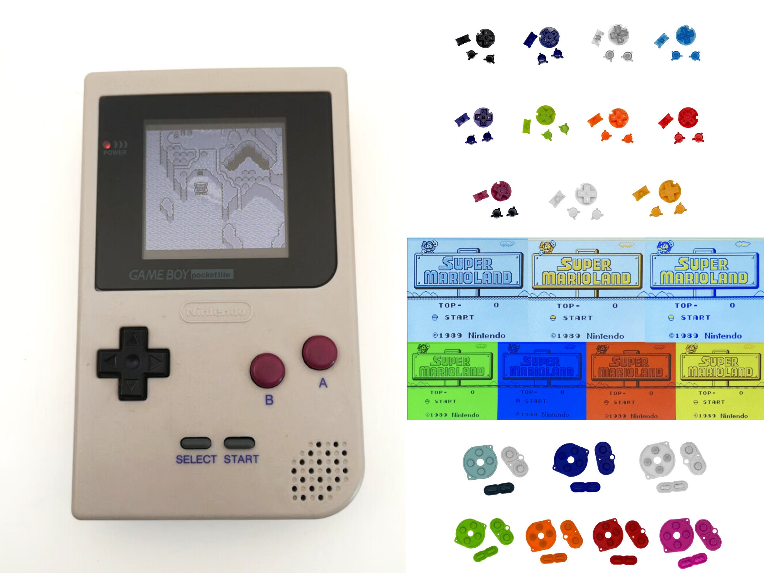Nintendo Game Boy Pocket GBP System Backlight Brighter TFT LCD ...