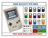 任天堂ゲームボーイ オリジナル DMG IPS 明るいバックライト モッド