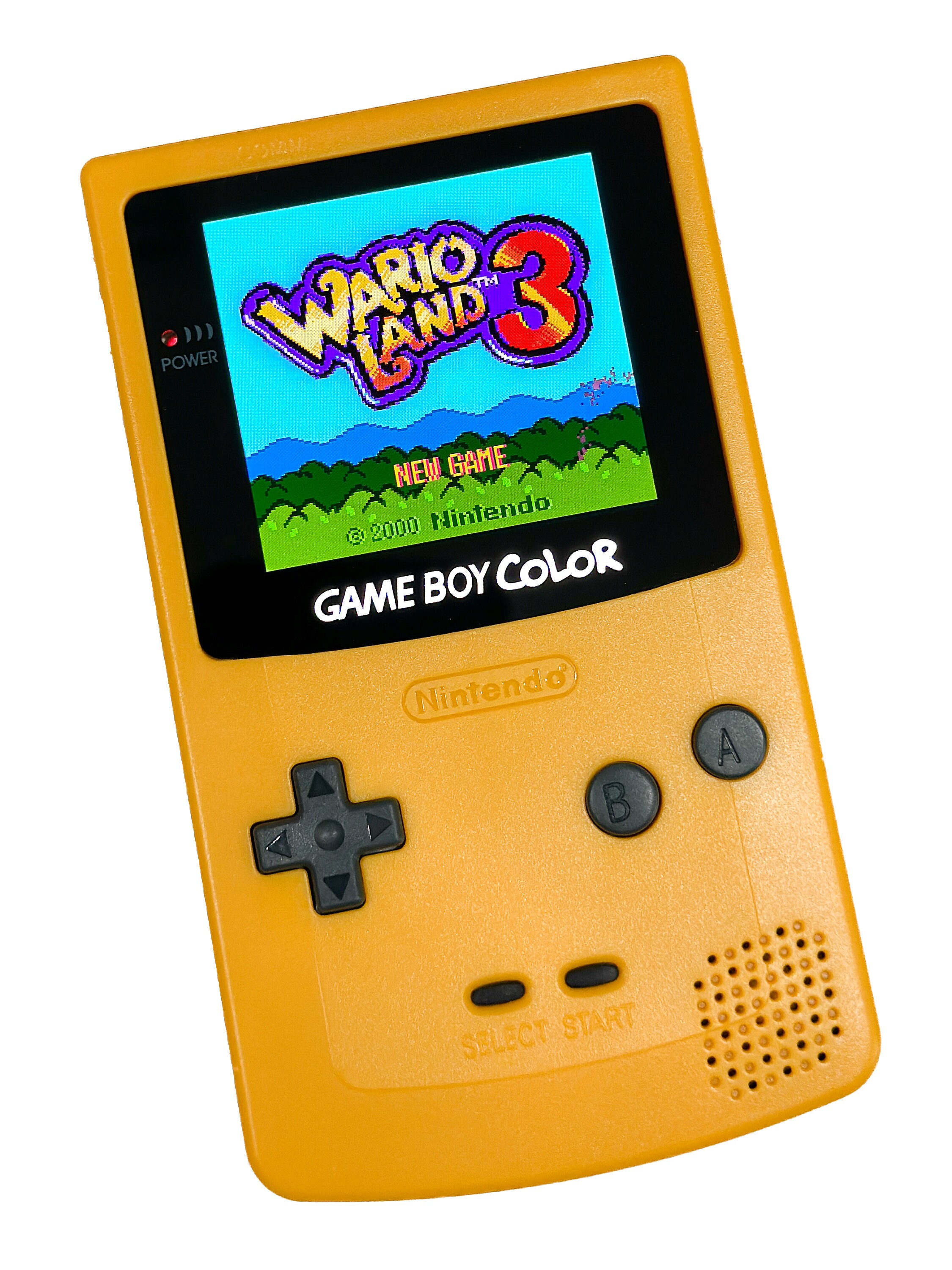 任天堂ゲームボーイカラー イエローシステム Gbc AMOLED OLED Q5 Xl