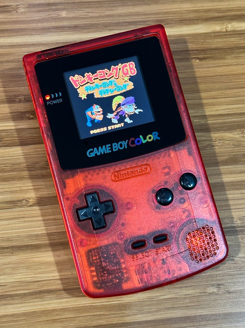 Nintendo Game Boy Color GBC TFT LCD Backlight Bright Rechargeable Pick ...