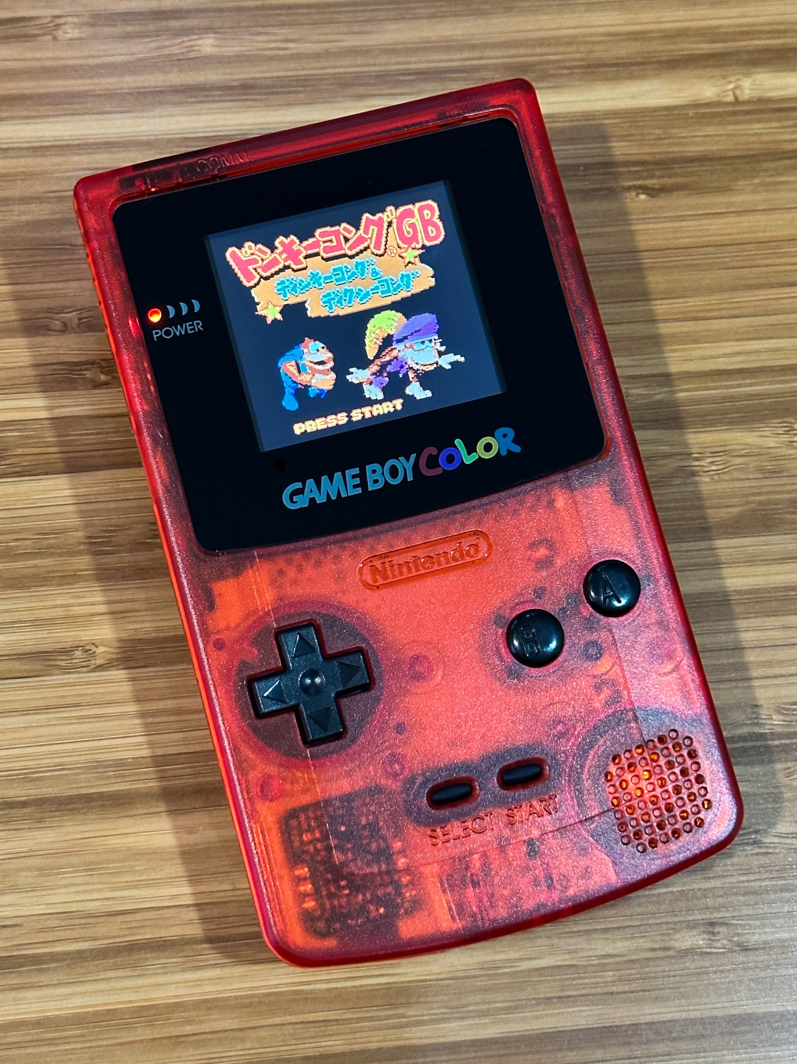 ゲームボーイcolor Nintendo Game Boy Color GBC TFT LCD Backlight Bright Rechargeable