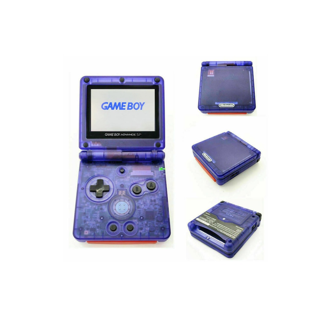 Sp Clear Purple Shell Gameboy Advance Sp Atomic Purple Game Boy
