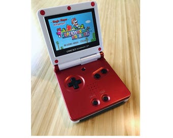任天堂 ゲームボーイアドバンス GBA SP レッド ホワイト 任天堂 ゲームボーイアドバンス GBA SP レッド ホワイト