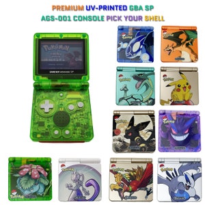 Nintendo Game Boy Advance Sp GBA SP Frontlit Ags 001 UV Printed Premium Mod 001 Frontlight System