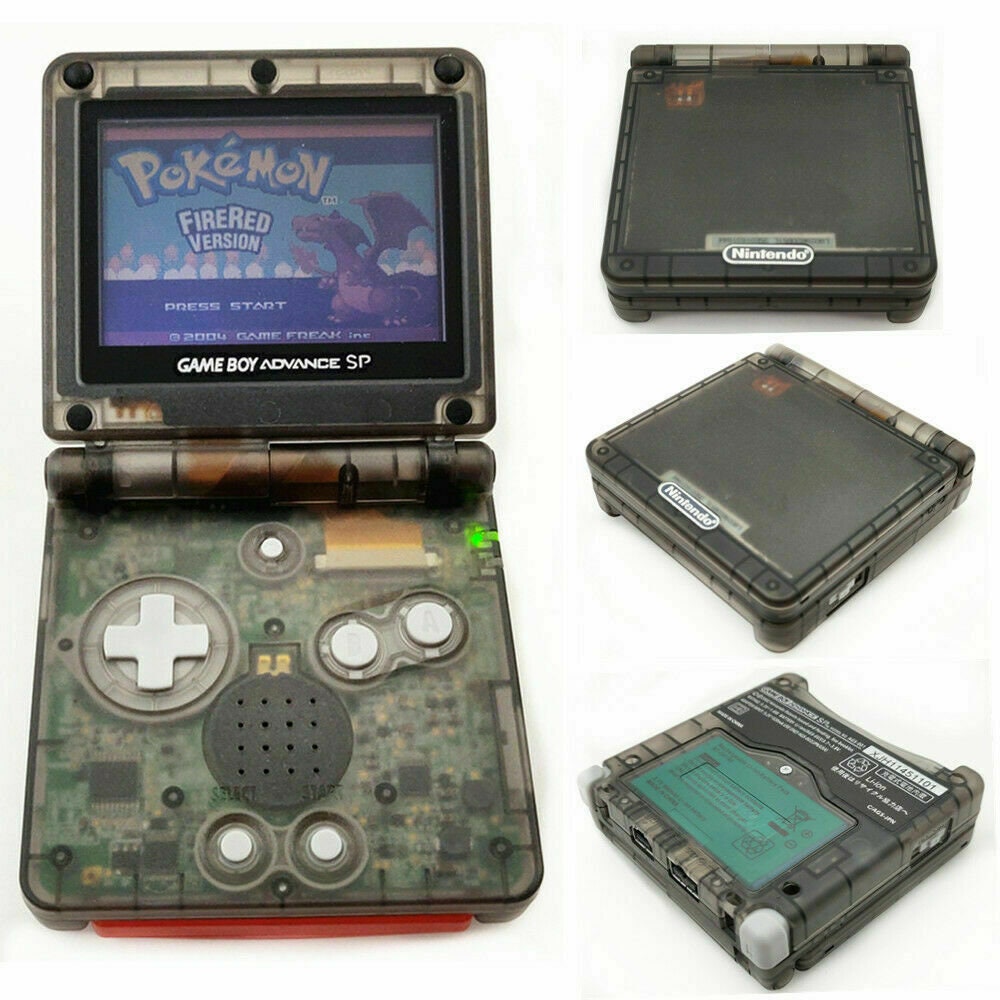任天堂 ゲームボーイアドバンス GBA SP 透明クリアシステム AGS 001
