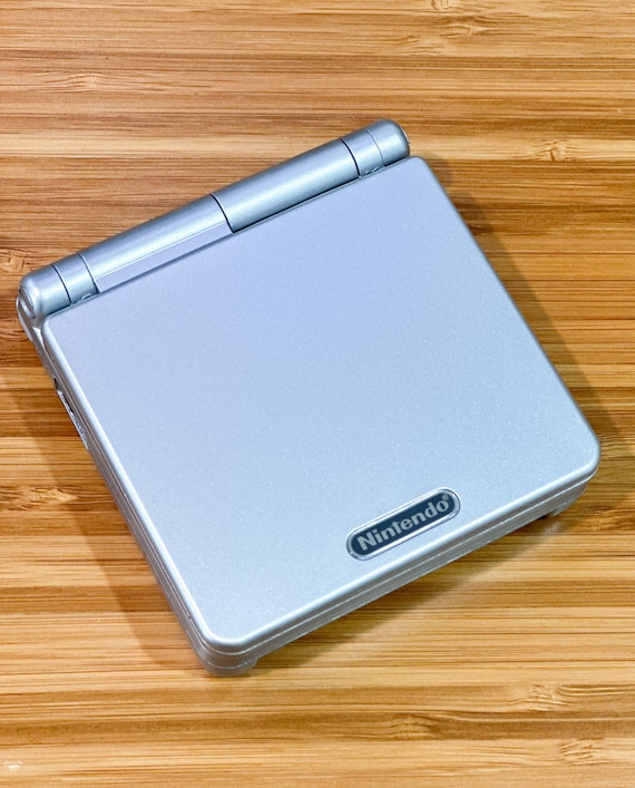 Nintendo Game Boy Advance GBA SP Silver System AGS 101