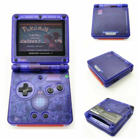 Charcoal Grey Gameboy Advance SP CIB (Nintendo, Complete)