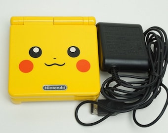 Nintendo Game Boy Advance GBA SP Pikachu Custom System AGS 001 Mint New (Pick Button Color!)