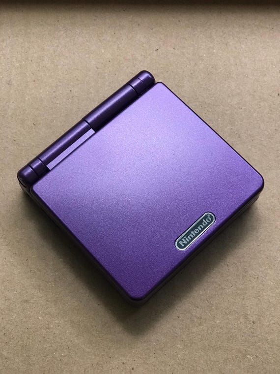 任天堂 ゲームボーイアドバンス GBA SP ミッドナイトパープルシステム